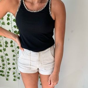 black leopard tank top